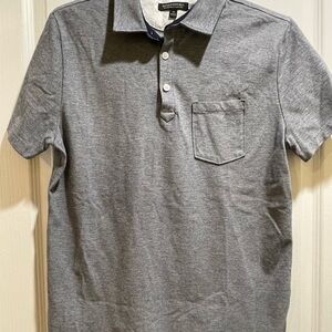 Banana Republic Navy and Charcoal Polo Shirt